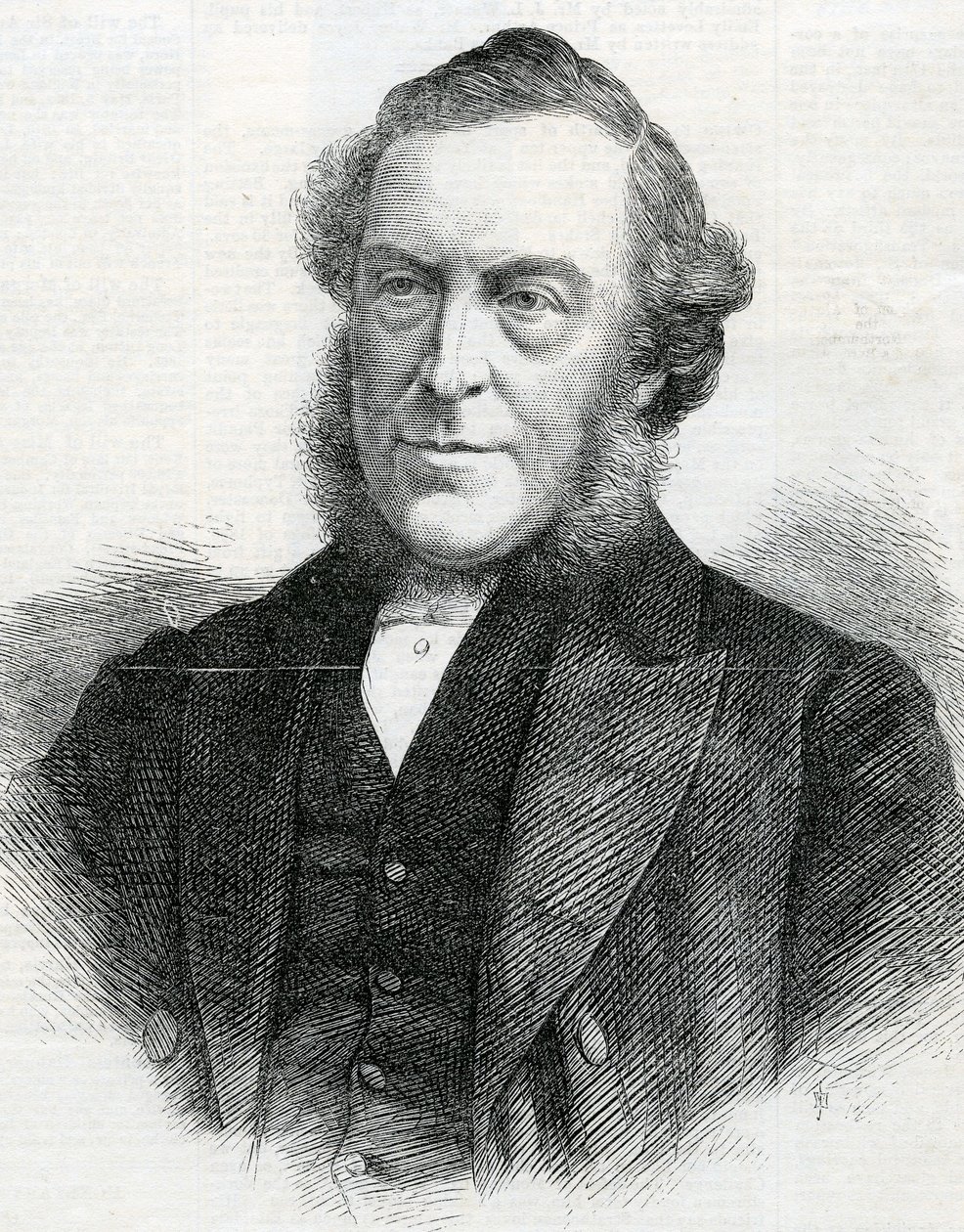ウェズリアンメソジスト会議の会長、ジョンベッドフォード牧師、1867年 作： 英語学校