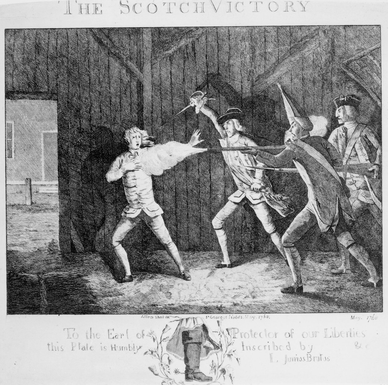 スコッチの勝利、1768 作： 英語学校