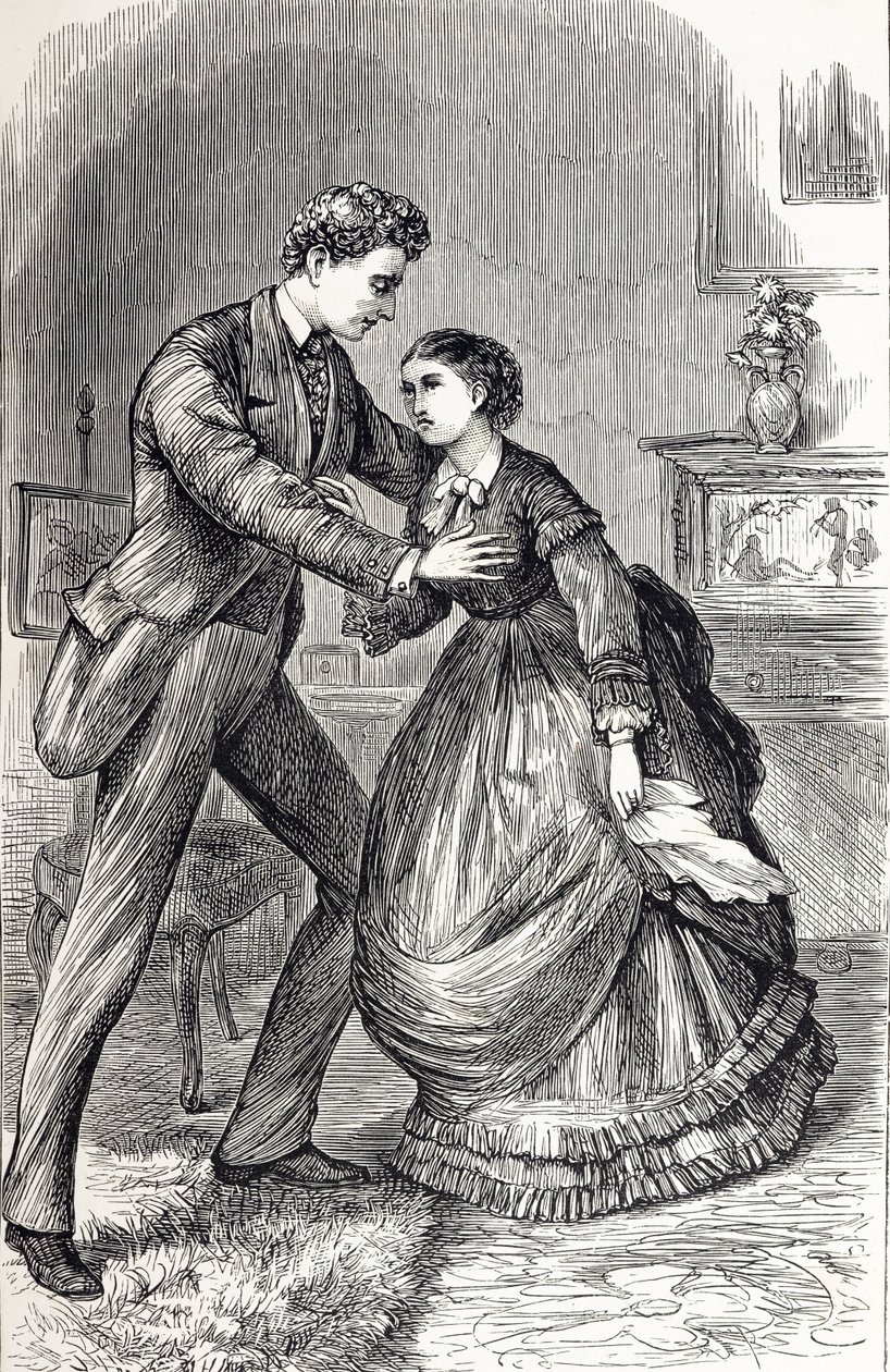 「Routledge Christmas Annual」より「彼が彼女を手に持った次の瞬間」 作： 英語学校