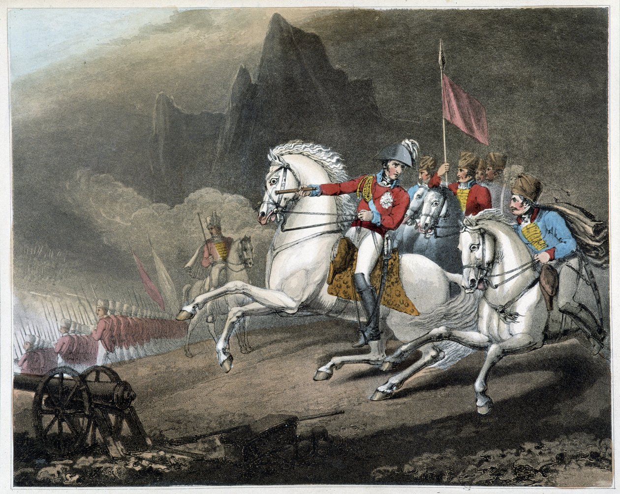 The victories of the Duke of Wellington (from the plate of R. Westall), London, ed.トーマス・デビッドソン 作： 英語学校