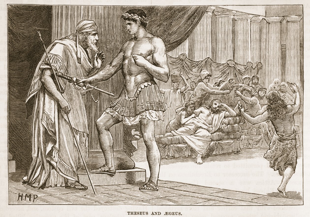 テセウスとエーゲウス 作： 英語学校