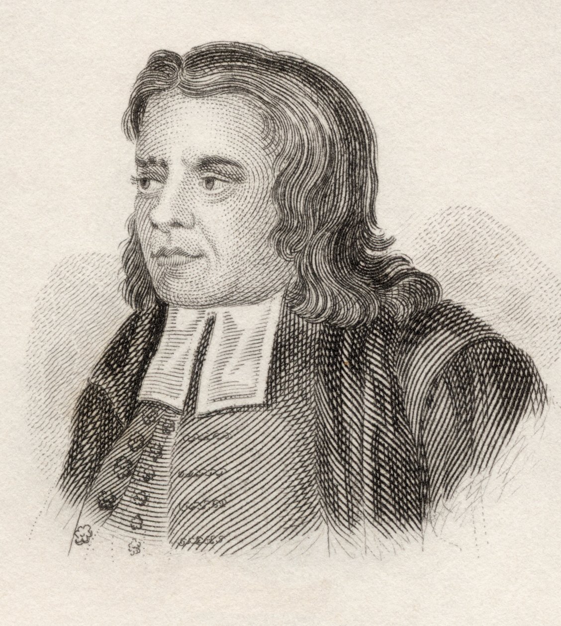 1825年に出版された「クラベス歴史辞典」からのトーマス・ハーン 作： 英語学校
