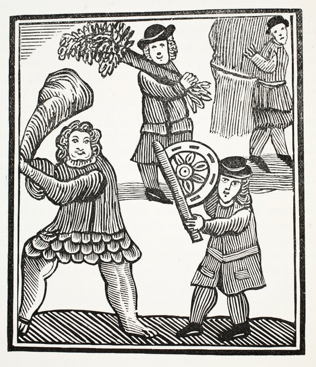 Thomas Hickathrift、John Ashtonによる18世紀のChap-booksのイラスト、パブ。 1882 作： 英語学校