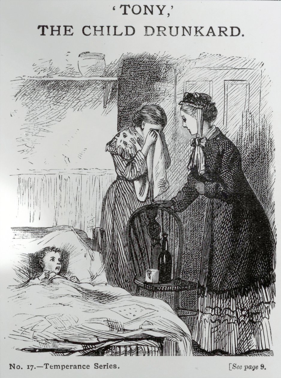 酔っ払った子供のトニー、1860年頃 作： 英語学校