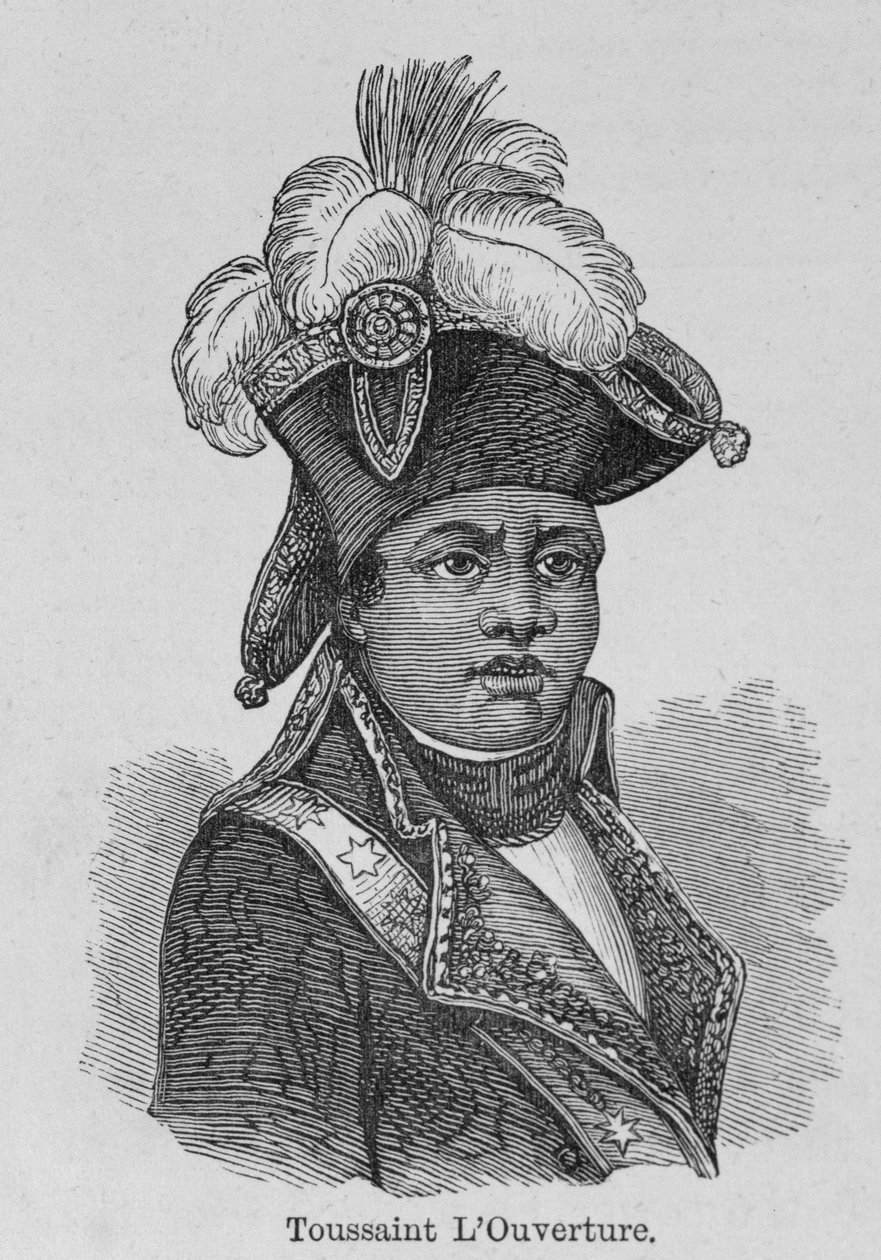 Toussaint L&39;Ouverture（c.1743-1803）、Samuel Hazardによる &39;Santo Domingo Past and Present&39;から。 1873年 作： 英語学校