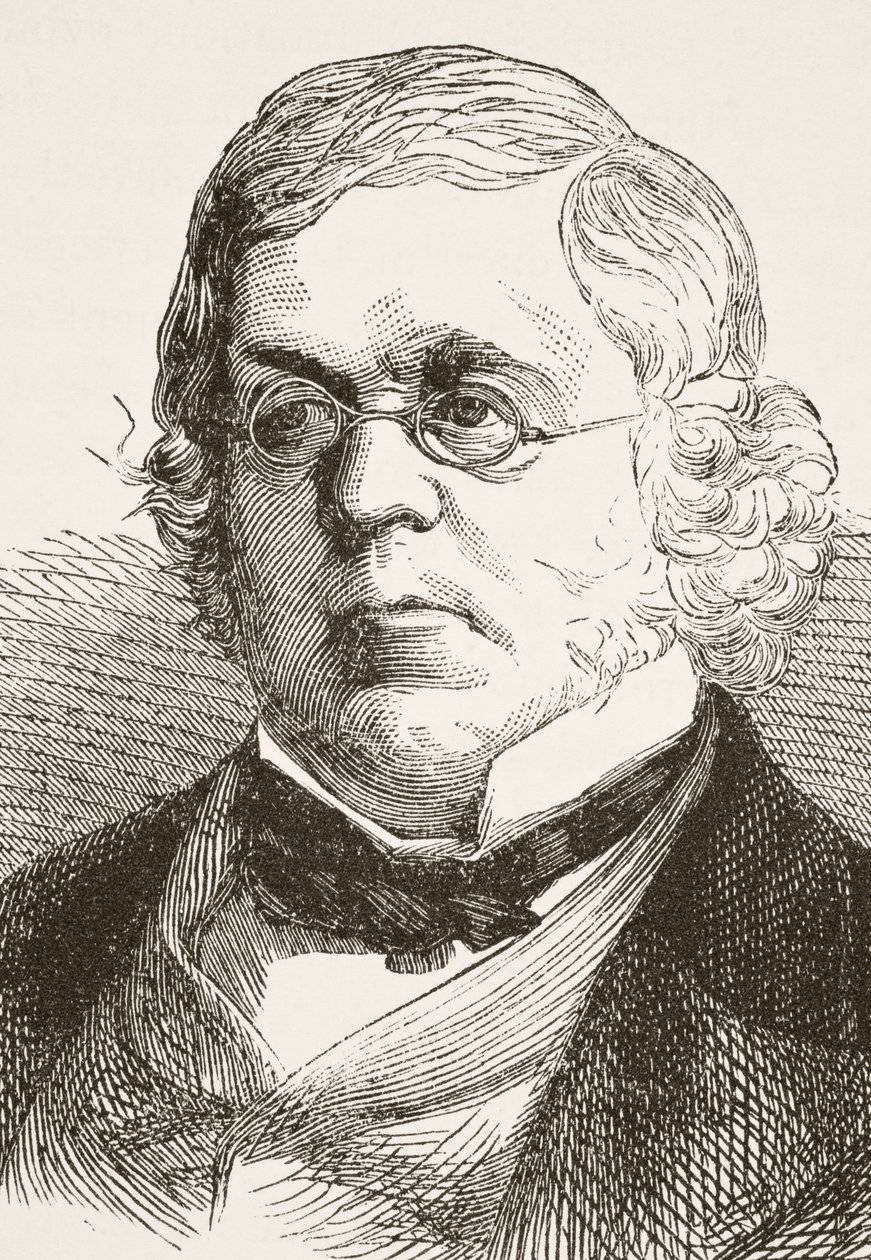 ウィリアム・ヒックマン・スミス・オーブリー（1858-1916）による「イギリスの国民および国内史」のウィリアム・メイクピース・サッカレーがロンドンで出版した、1890年頃 作： 英語学校