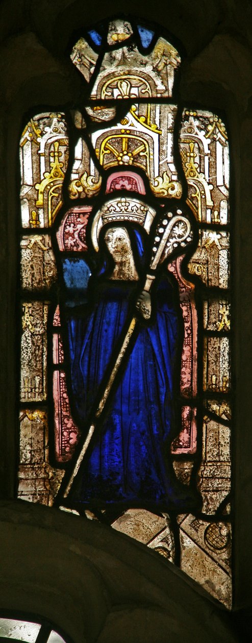 St Etheldredaを描いたウィンドウs7？ 作： 英語学校