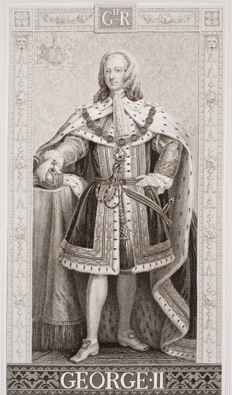 「英語とスコットランドの歴史のイラスト」第II巻のジョージII（1683-1760） 作： エノク・シーマン