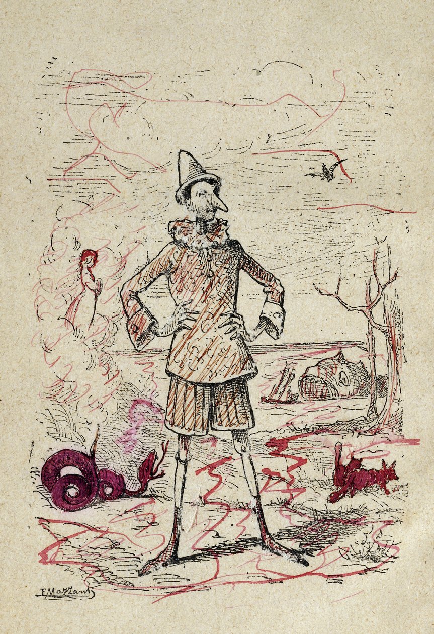 ピノキオ、1883 作： エンリコ・マッザンティ