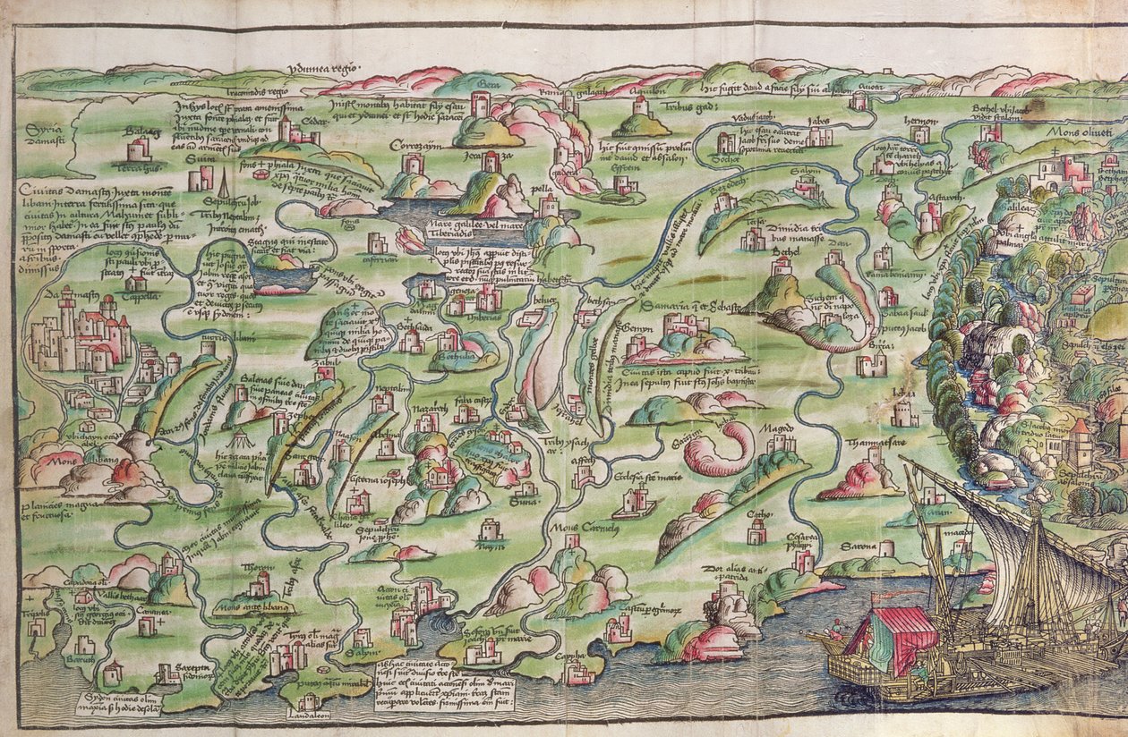 【絶品】 ベルンハルト・フォン・ブライデンバッハ (1440-97) の「聖地 その他