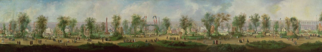 1855年の展示の全景 作： アーネストラミデノザン