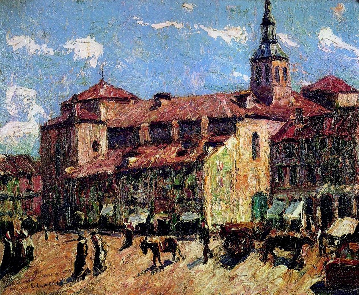 スペイン、セゴビア、1916〜17年頃 作： アーネスト・ローソン