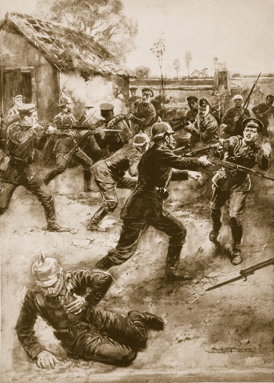 負傷した兵士は、1914年から1919年まで、ドイツの勇敢なヨークシャー軽歩兵の行為を告発する 作： アーネストプラーター