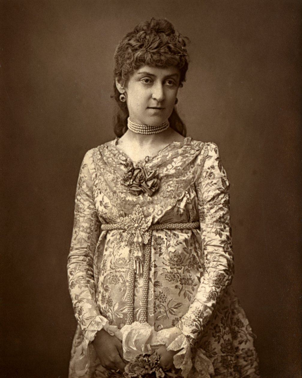 アンジェラフェントン、イギリスの女優、1887年。 作： アーネストバロー