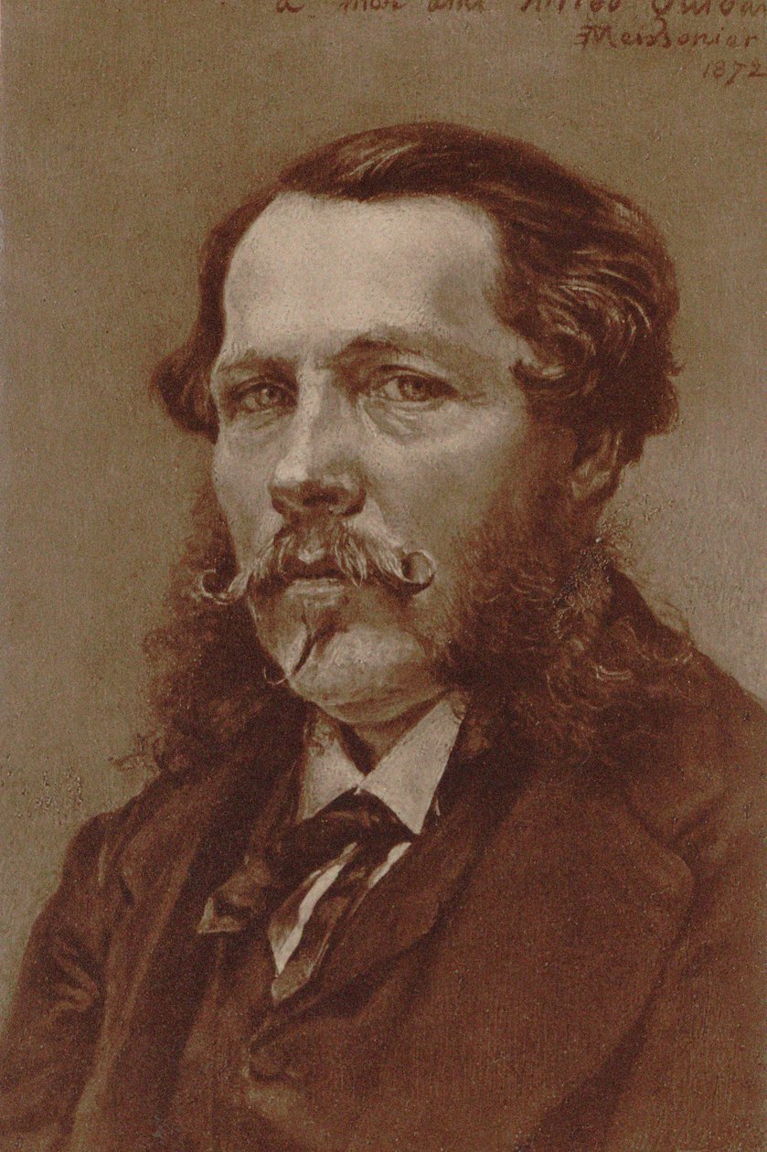 ピアニストで作曲家のアルフレッド・クイダンの肖像 1815-1893, 1872. 作： ジャン・ルイ・アーネスト・メソニエ