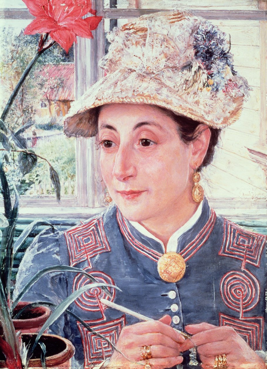 ジャネットルーベンソン、1883年 作： アーネスト・ジョセフソン