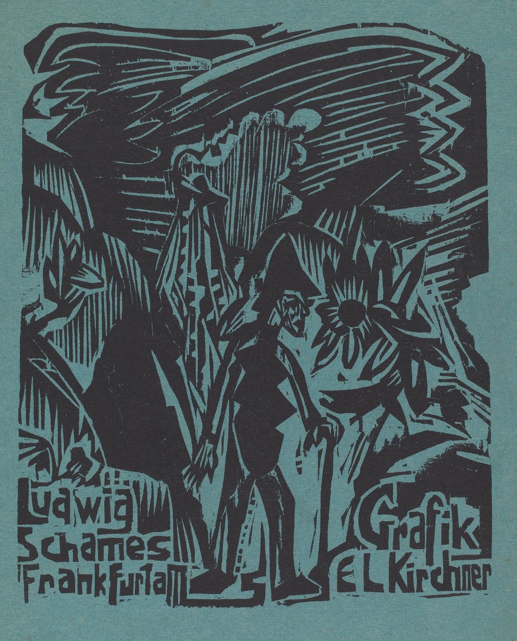 Ludwig Schames Frankfurt a M Grafik E L Kirchner Ludwig Schames Frankfurt a M..., 19191920. 作： エルンスト・ルートヴィヒ・キルヒナー