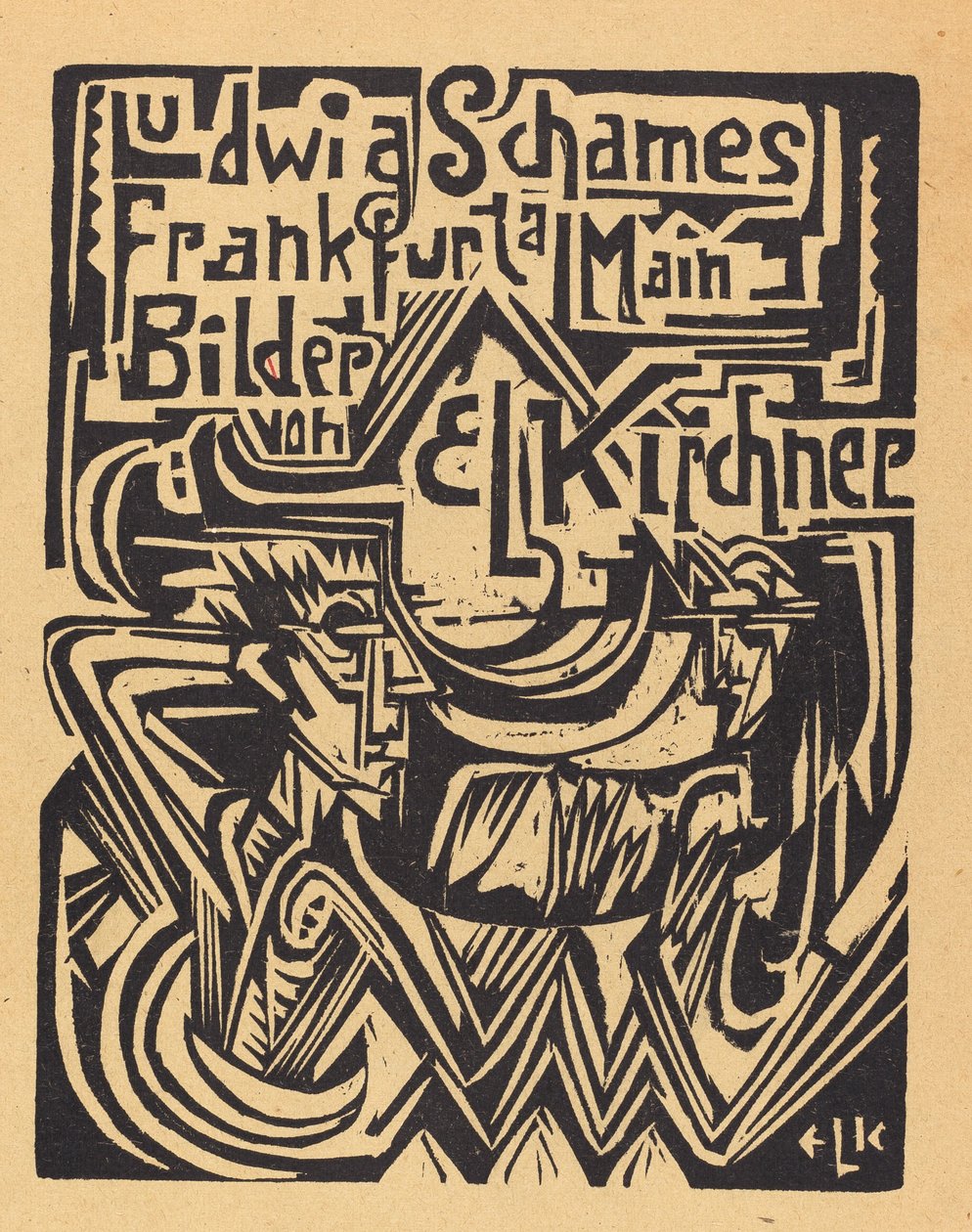 Ludwig Schames Frankfurt a Main Bilder von E L Kirchner Ludwig Schames Frankfurt..., 1919. 作： エルンスト・ルートヴィヒ・キルヒナー