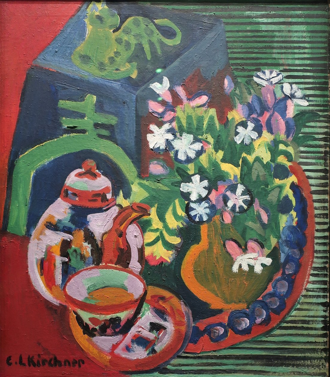 1920 キルヒナー静物画 作： エルンスト・ルートヴィヒ・キルヒナー