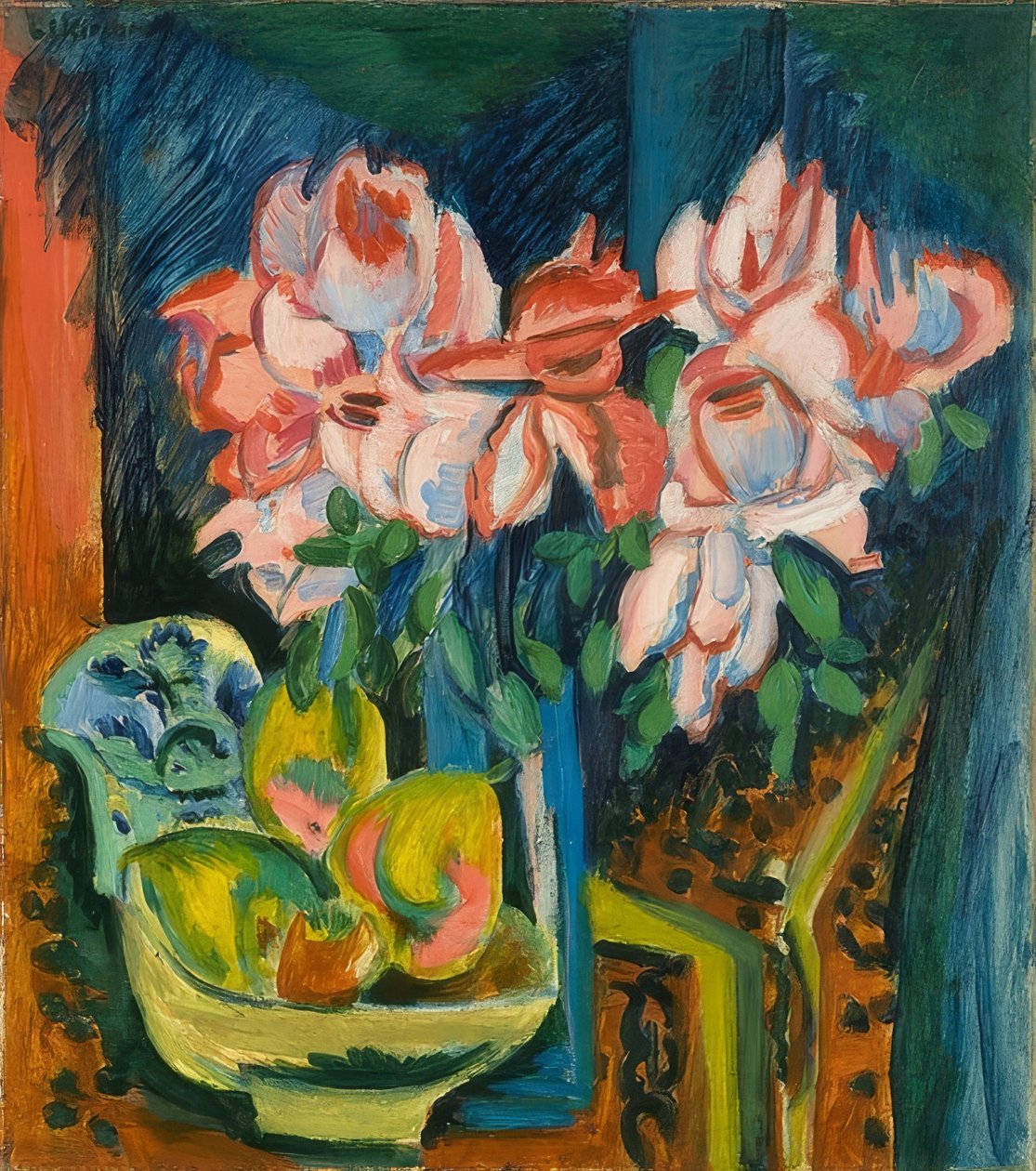 Rosen. 1918 作： エルンスト・ルートヴィヒ・キルヒナー