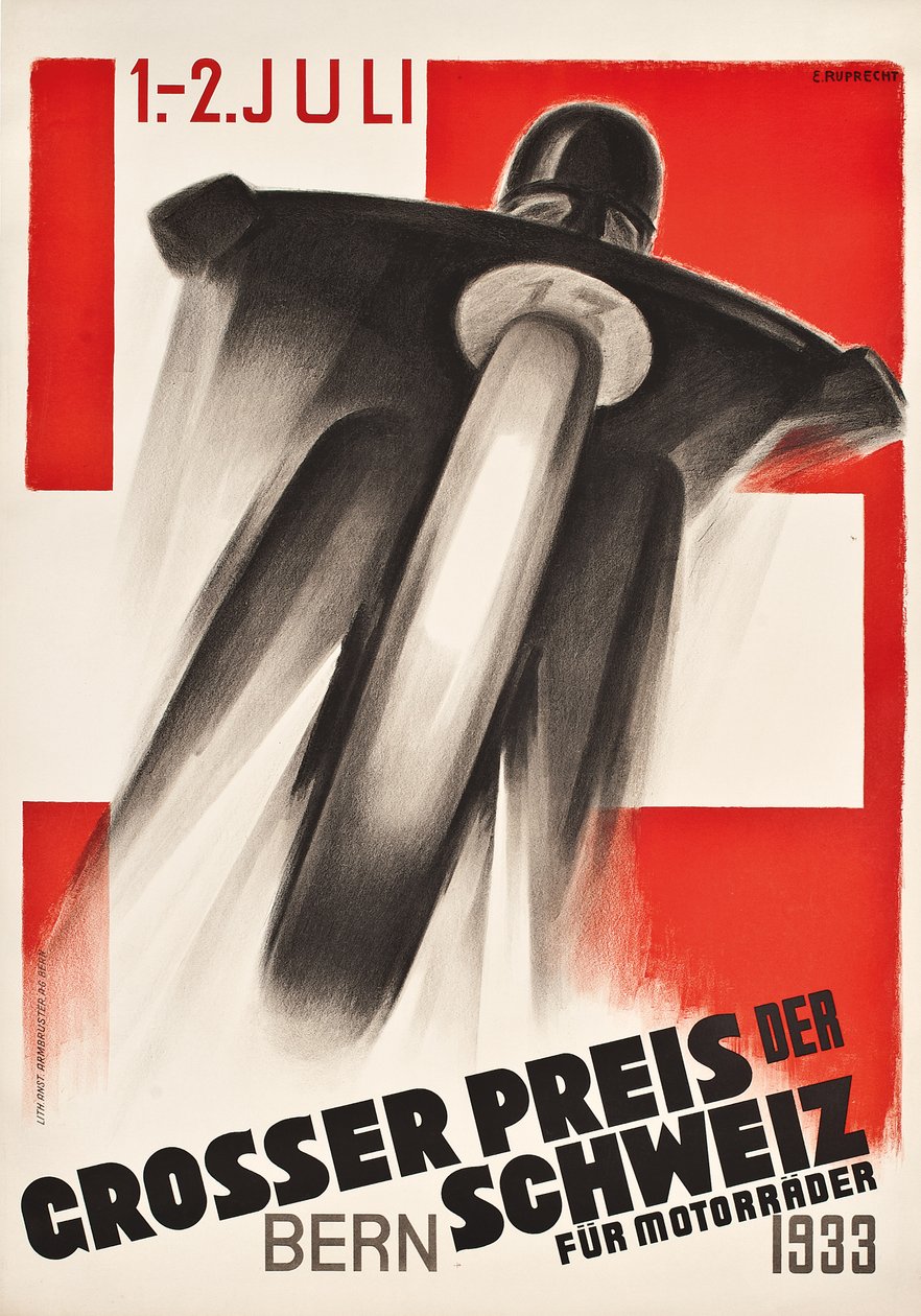 1933年スイスGP 作： エルンスト・ループレヒト