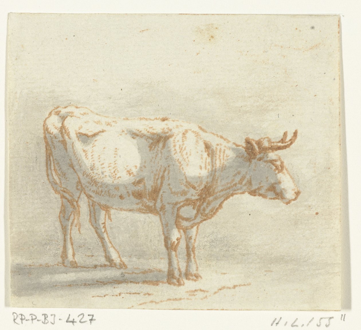 雄牛の立っている、右に 作： Ernst Willem Jan Bagelaar