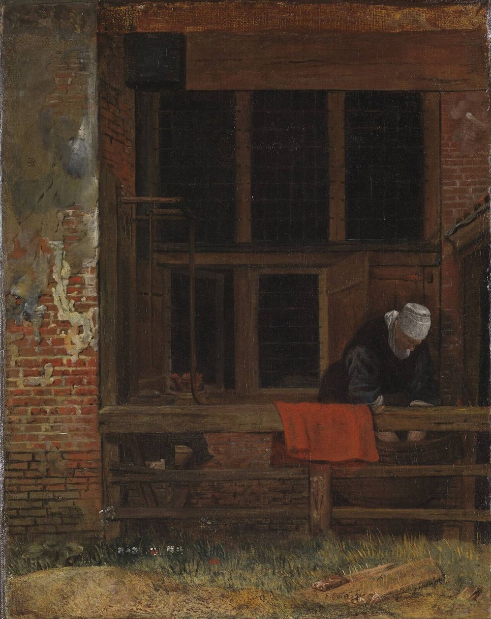 中庭（1660年頃 作： Esaias Boursse