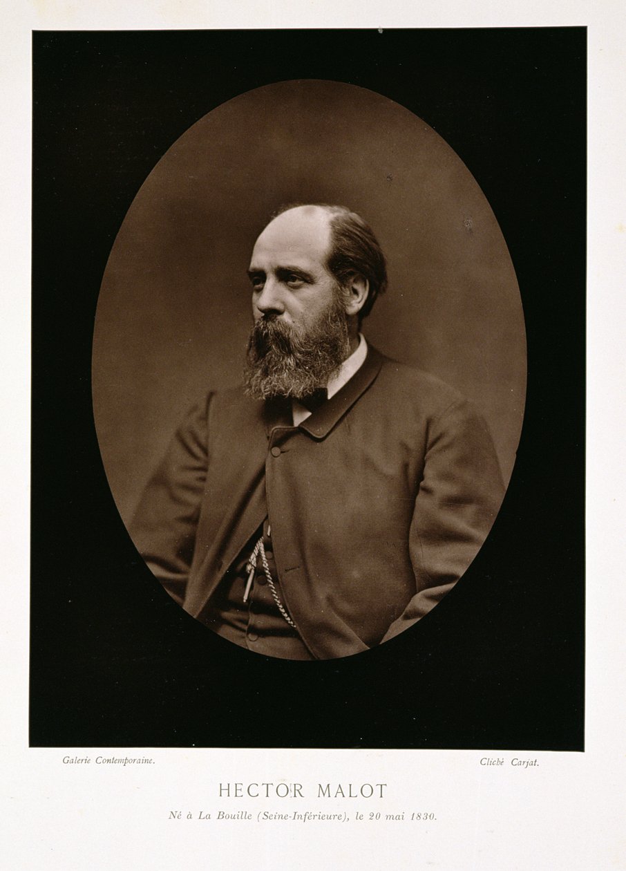 Hector Malot（1830-1907）、「Galerie Contemporaine」、1874-78年 作： エティエンヌ・カルジャット
