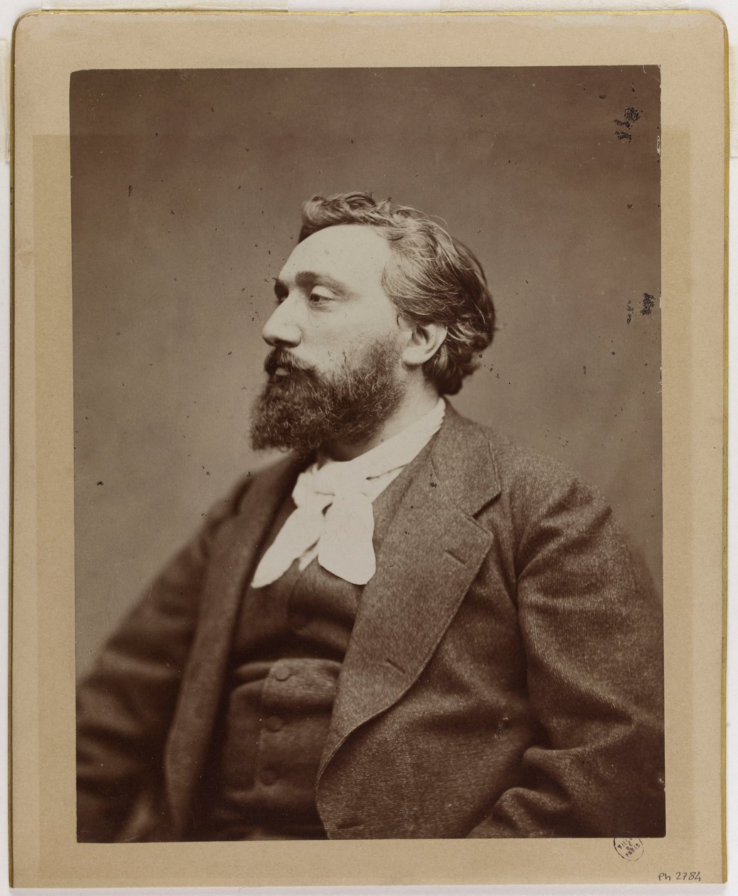 レオン・ガンベッタ（1838-1882年）、弁護士、政治家。 作： エティエンヌ・カルジャット
