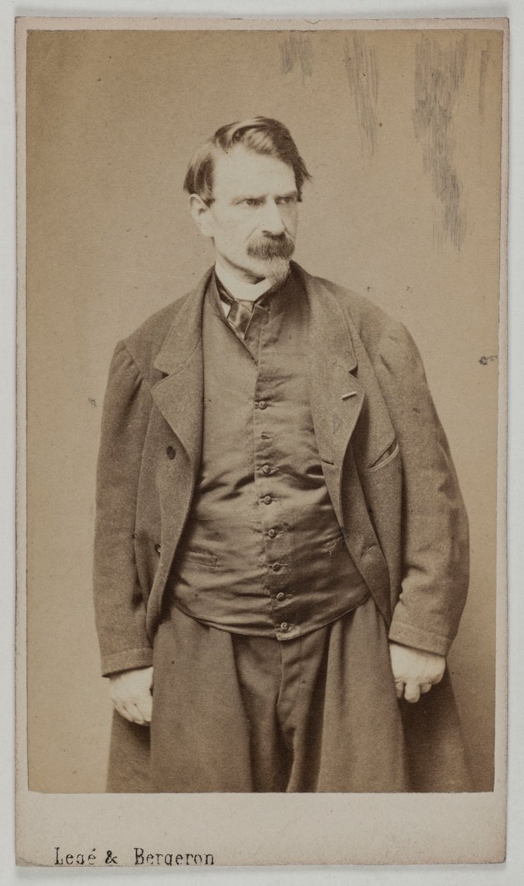 フランソワ・デルサルテの肖像 1870-90年頃（アルメン・プリント） 作： エティエンヌ・カルジャット