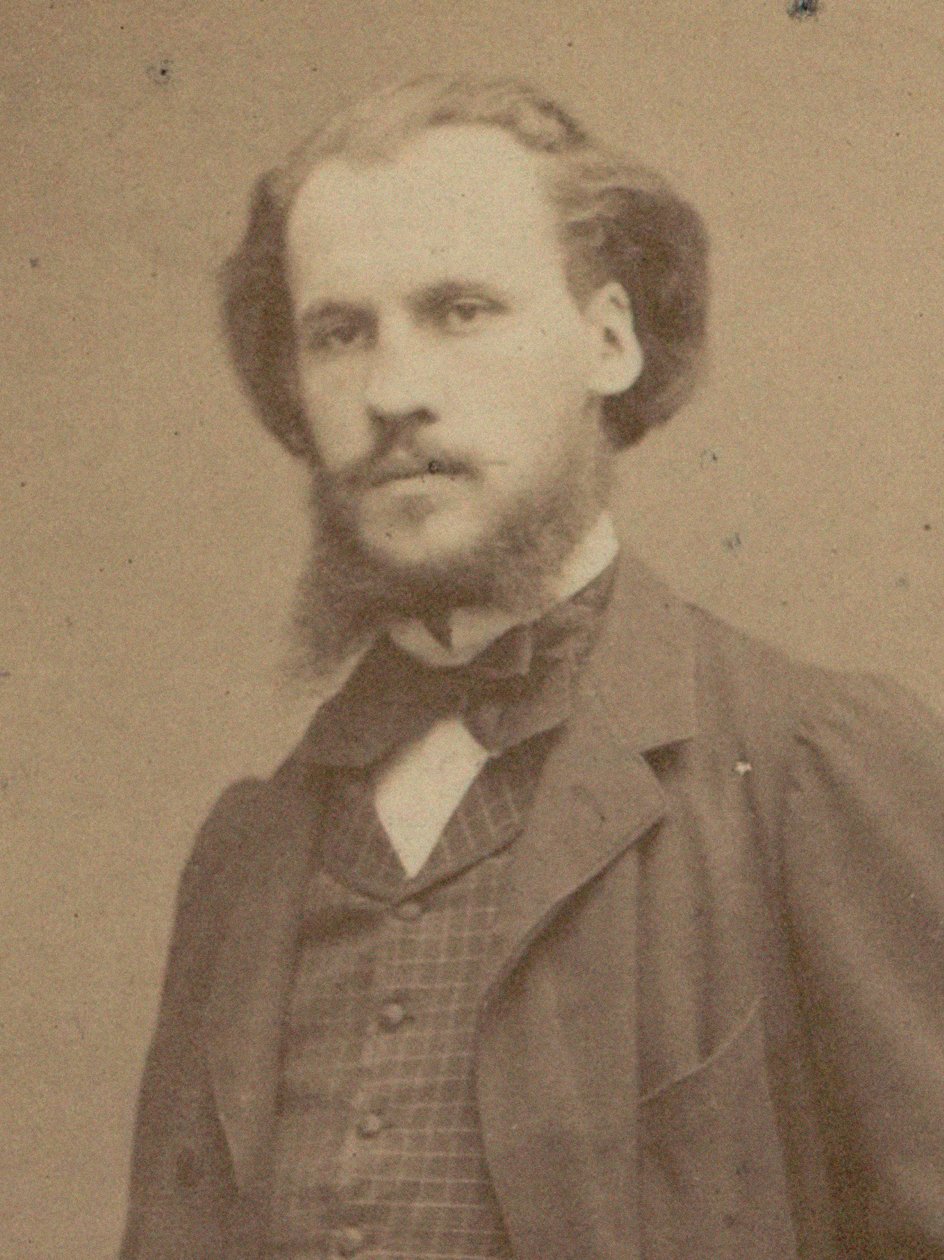 作曲家シャルル・ルヌーブの肖像 1840-1910 , 1870. 作： エティエンヌ・カルジャット