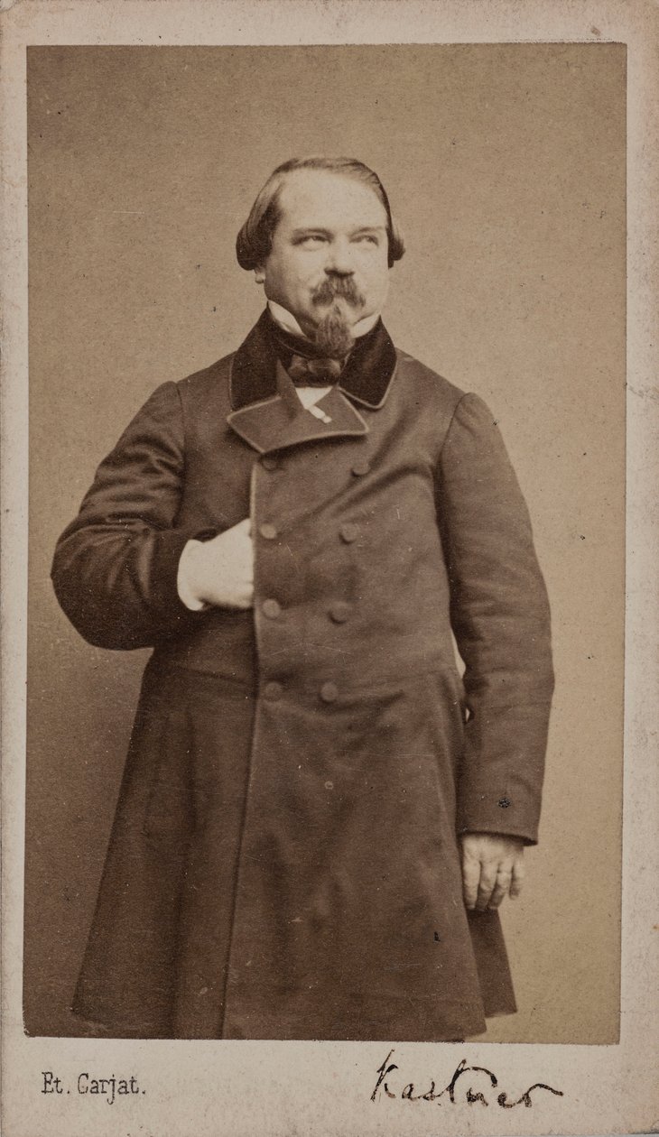 作曲家ジャン・ジョルジュ・カストナーの肖像 1810-1867, 1867. 作： エティエンヌ・カルジャット