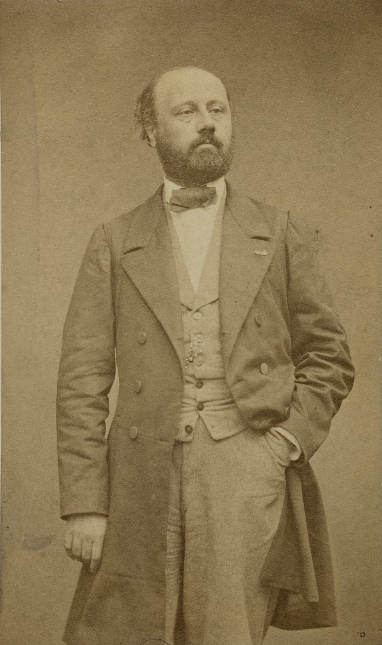作曲家フランソワ・バザン（François Bazin 1816-1878）の肖像（1760年頃）。 作： エティエンヌ・カルジャット