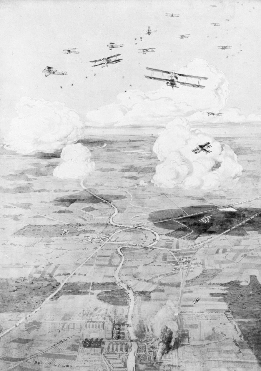 1918年、1926年、目的はフランスの戦隊、川の端にある工場。 作： エティエンヌ・クルノー
