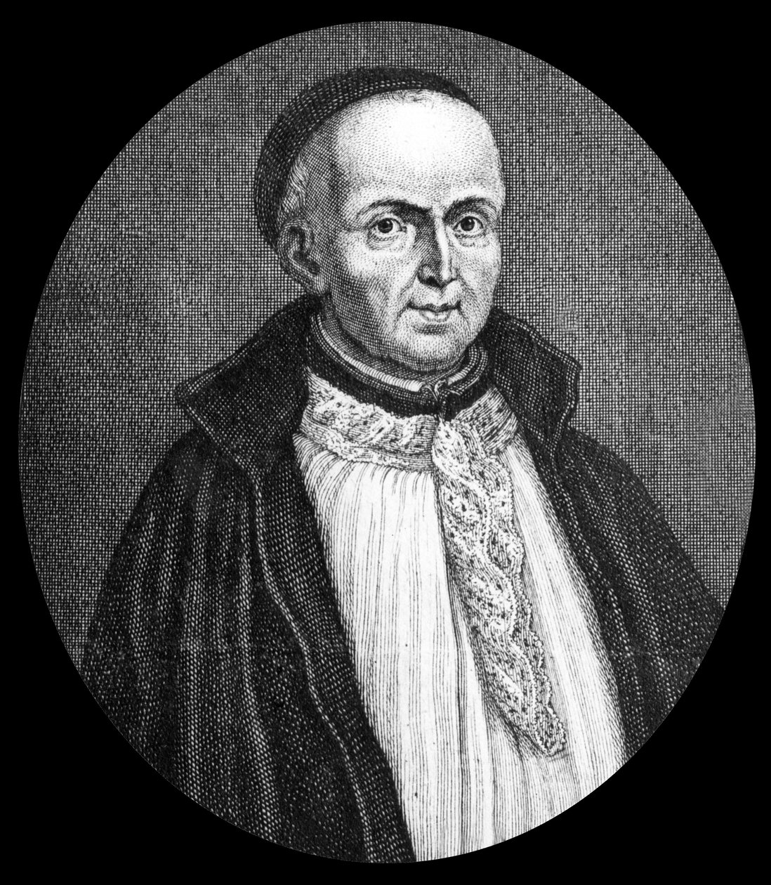 ミシェル・ル・テリエ（1643-1719）フランスの神学者、イエズス会士、ルイ14世の告解師、エングレーヴィング 作： Etienne Jehandier（後）Desrochers