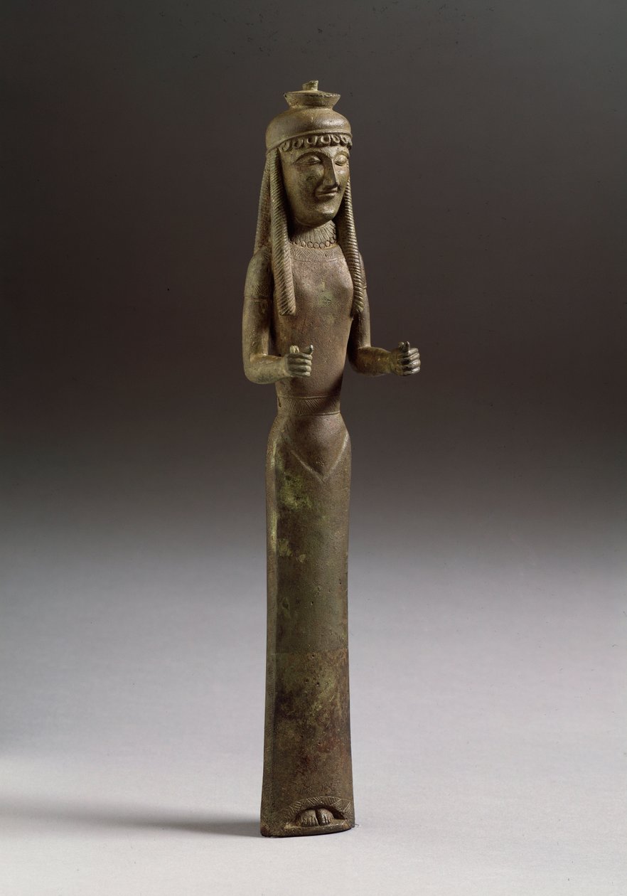 東南アジア　アフリカン美術　古銅　人物像　置物　V　7924 エトルリア美術：捧げ物をする人の像（エトルリア美術、捧げ物をする人