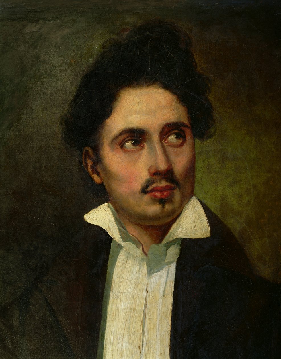若い男としてのアレクサンドル・デュマ・ペレ（1803-70）、c.1825-30 作： フェルディナンド・ビクター・ユージン・ドラクロワ
