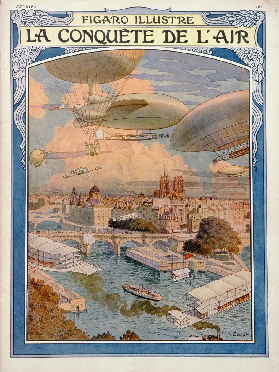 空気の征服、1909 作： ユージーン・グラセット
