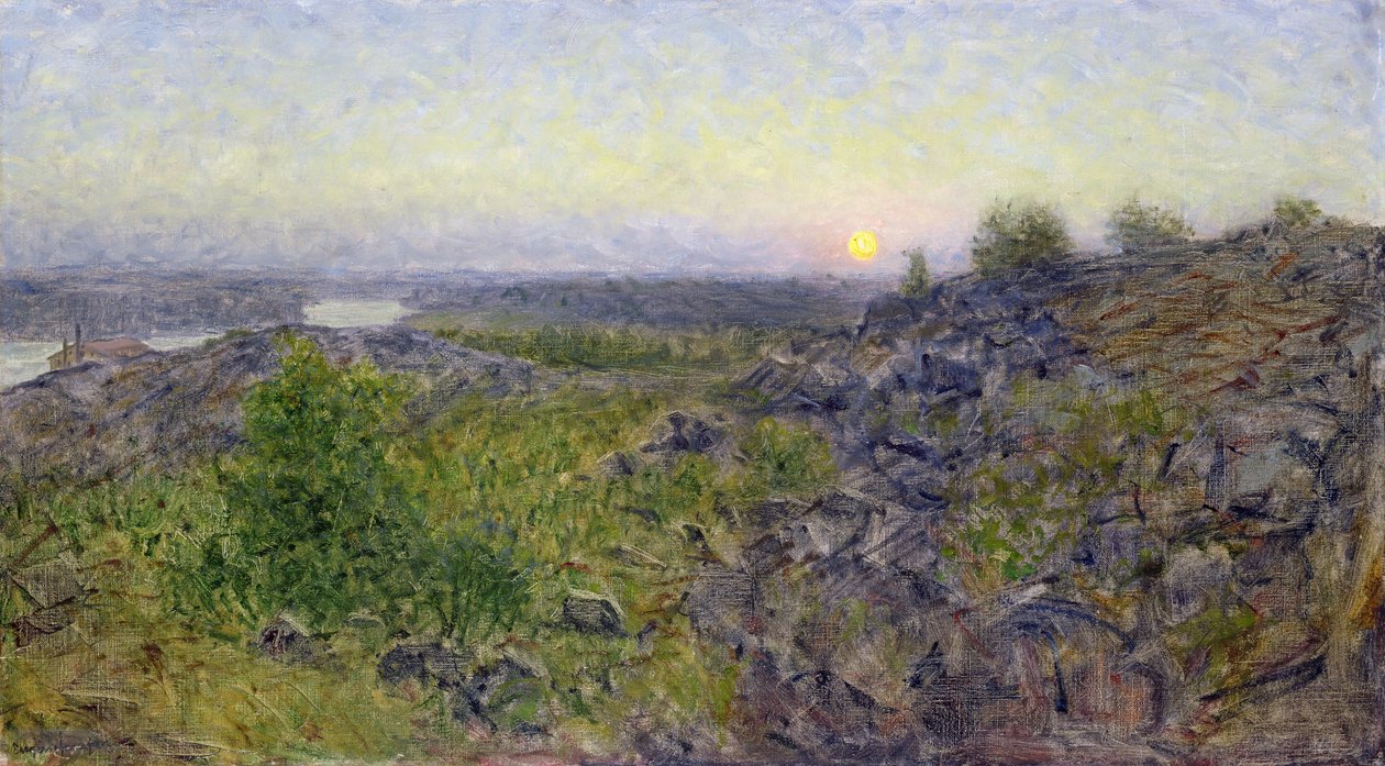 タントベルゲンでの夜、1893 作： ユージン・ヤンソン