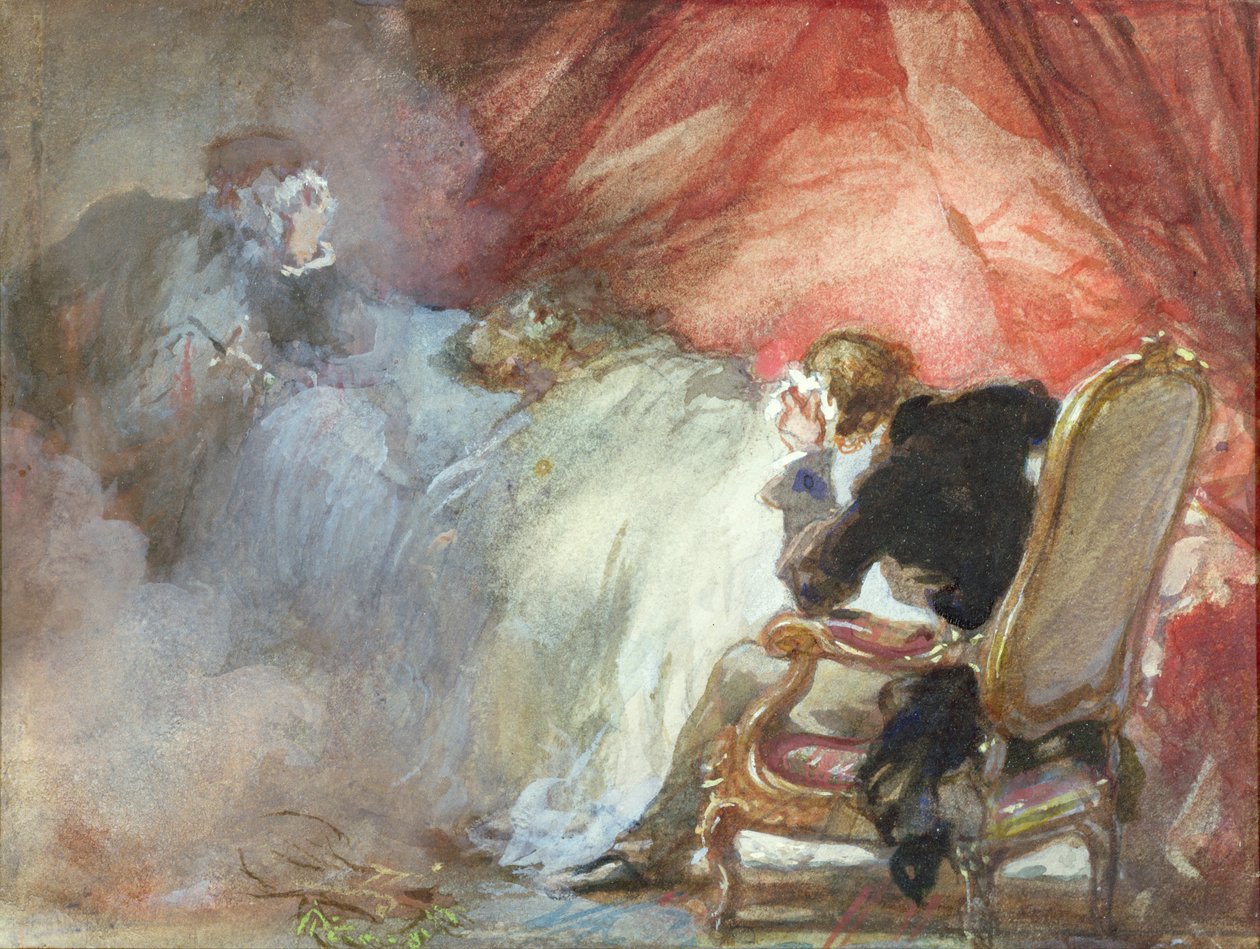 12月の夜、「Les Nuits」よりAlfred de Musset（1810-57） 作： ユージン・ルイ・ラミ