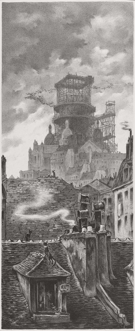 神聖な裁判所の建設c。 1910 作： ユージーンオゲ