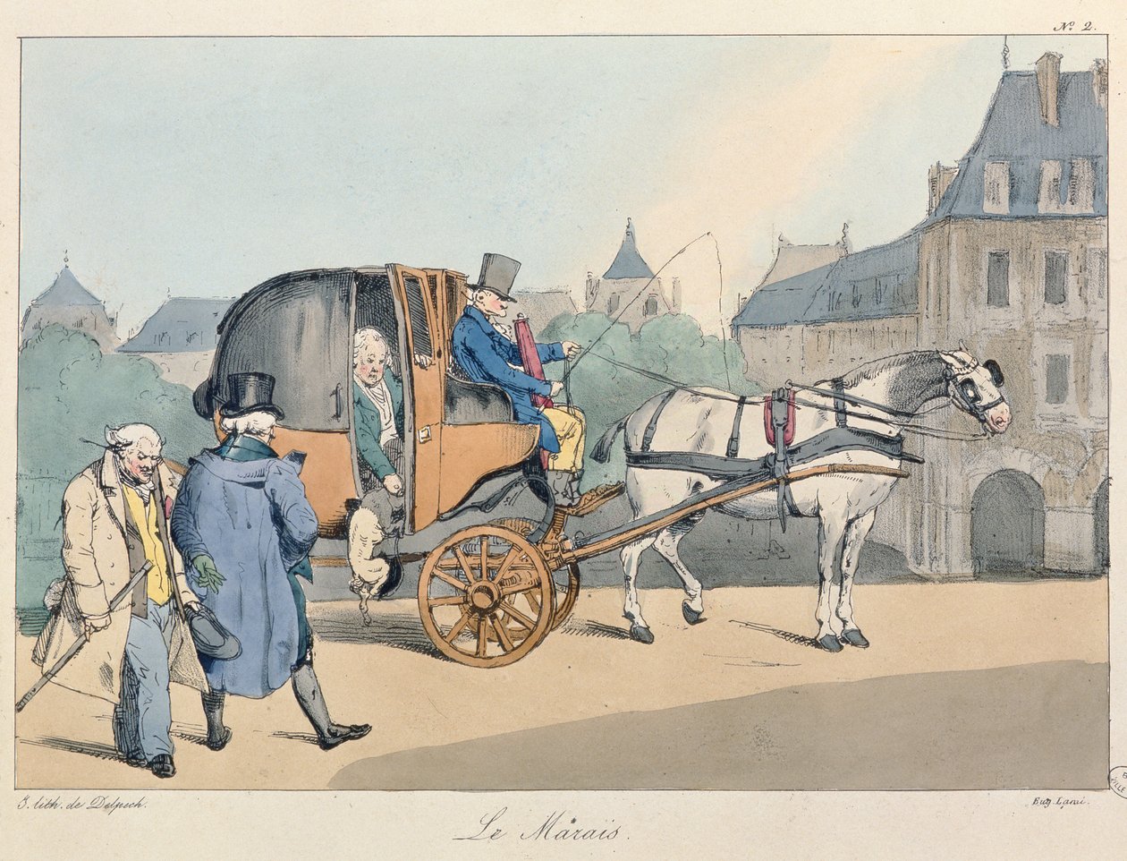 ルマレ、1825年頃（カラーリソ） 作： ユージン・ルイ・ラミ