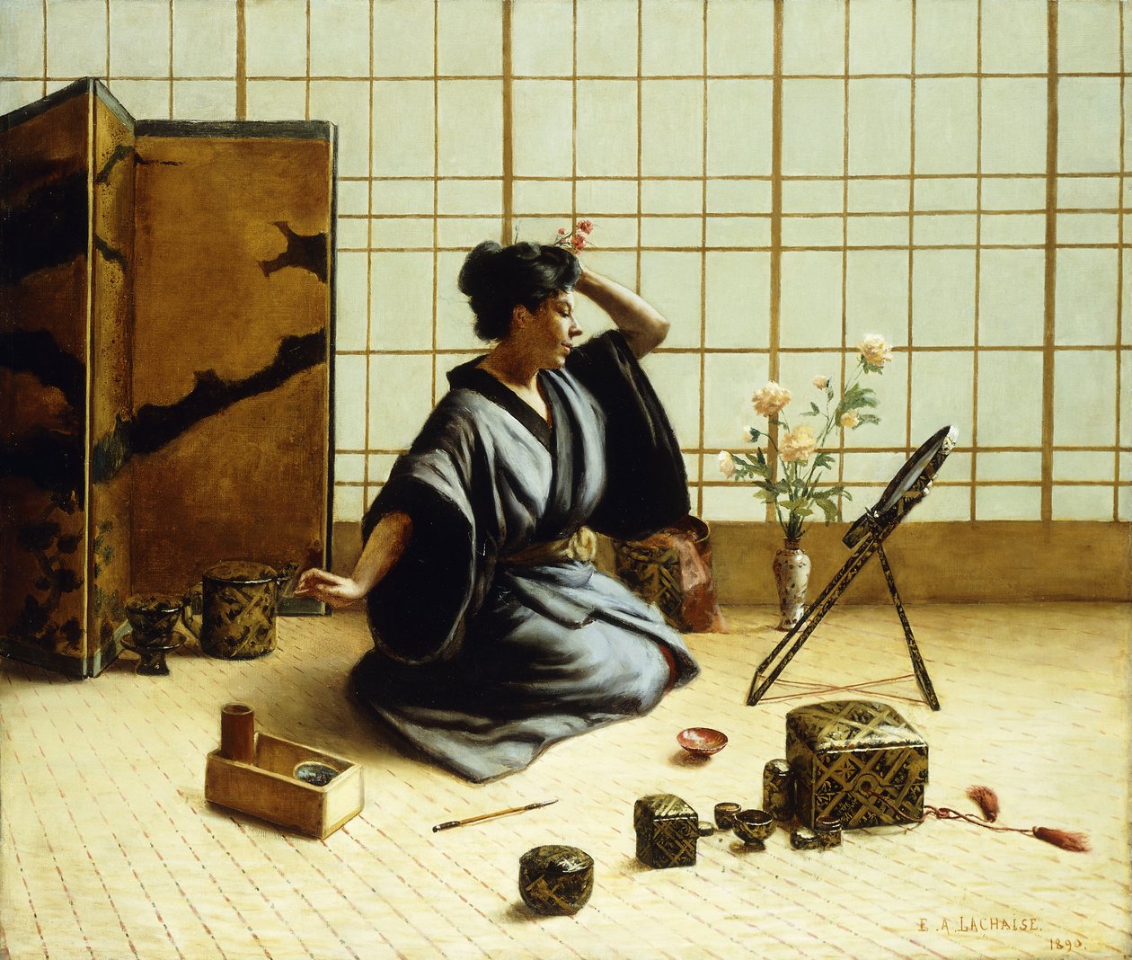 芸者ガール、1890 作： ユージンアルマンラシェーズ