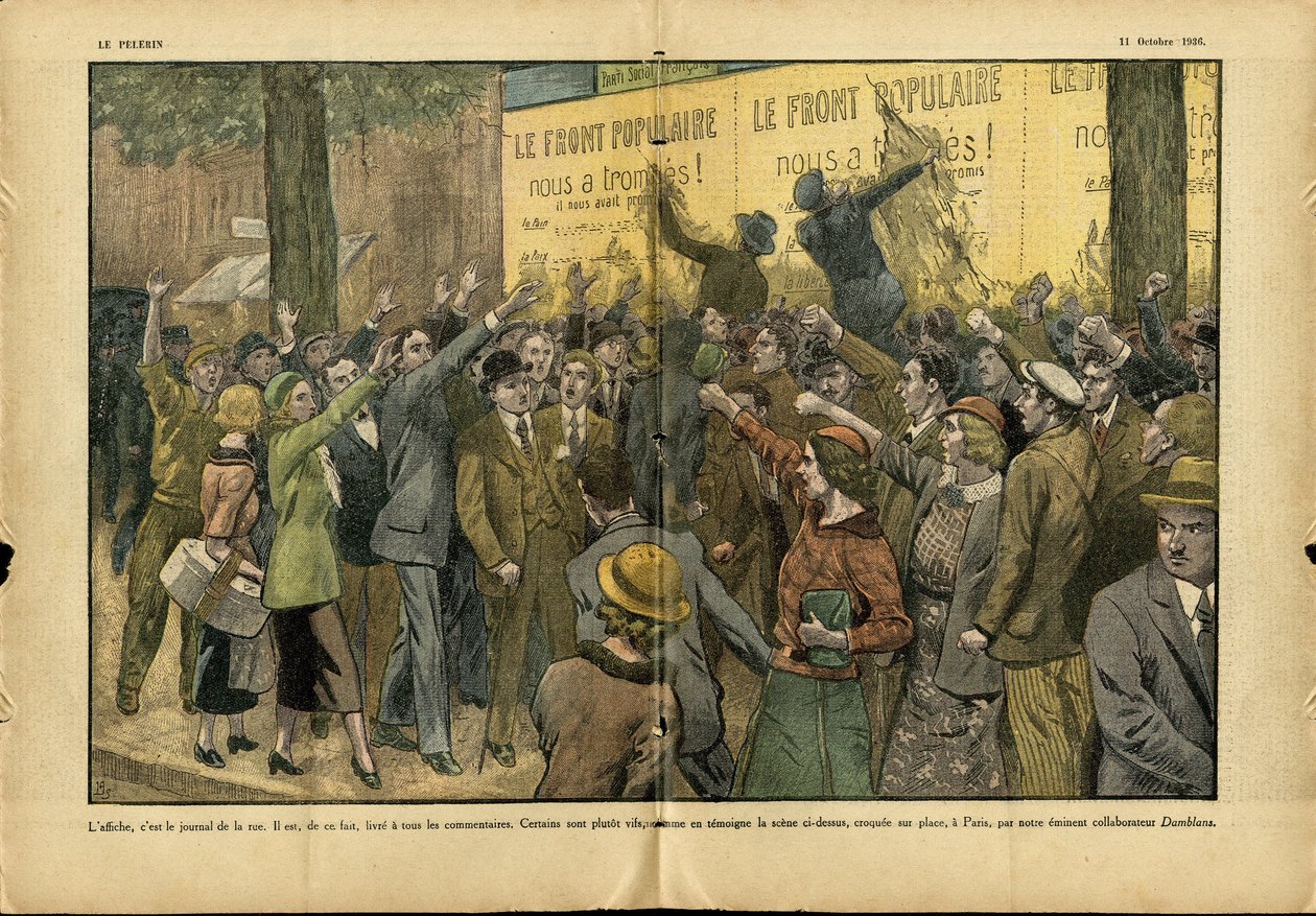 Le Pelerin』に掲載されたユージン・ダンブラン（1865-1945）のイラスト 作： ユージンダンブランス