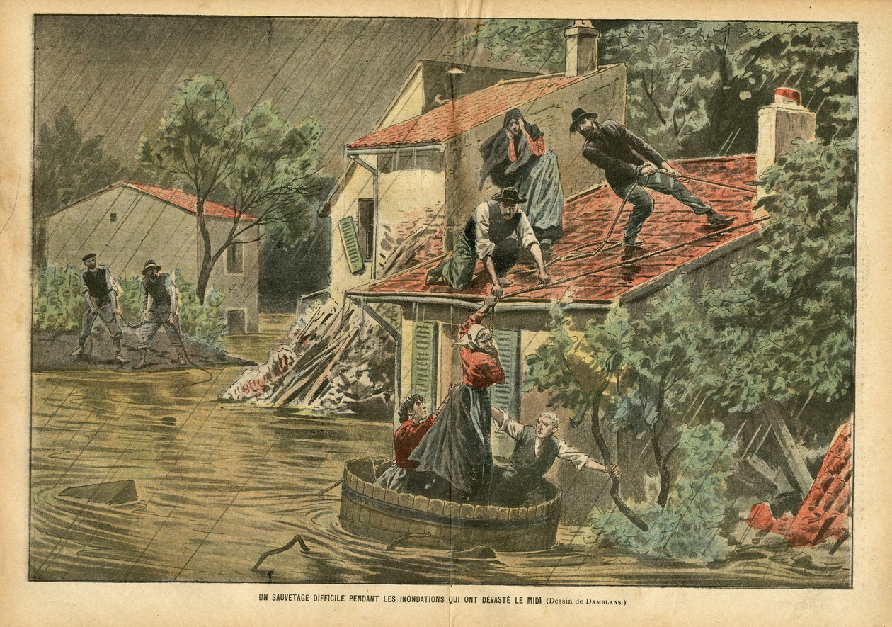 Le Pelerin』に掲載されたユージン・ダンブラン（1865-1945）のイラスト 作： ユージンダンブランス