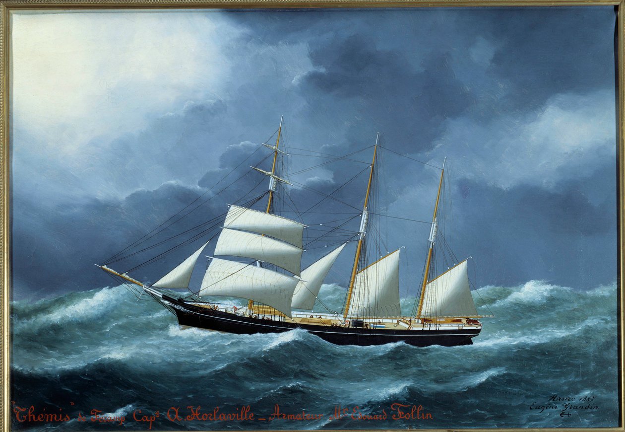 3 つのマット: テミス。 Eugene Margueritte-Grandin dit Eugene Grandin（1833-1916）による絵画 作： ウジェーヌ・グランディン