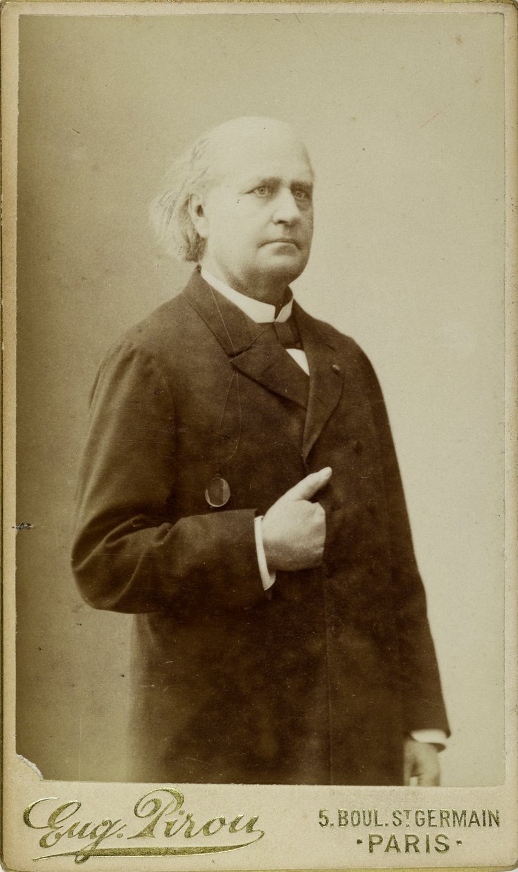 Leconte de Lisle 1818-1894の肖像、c。 1870年。 作： ユージン・ピロー