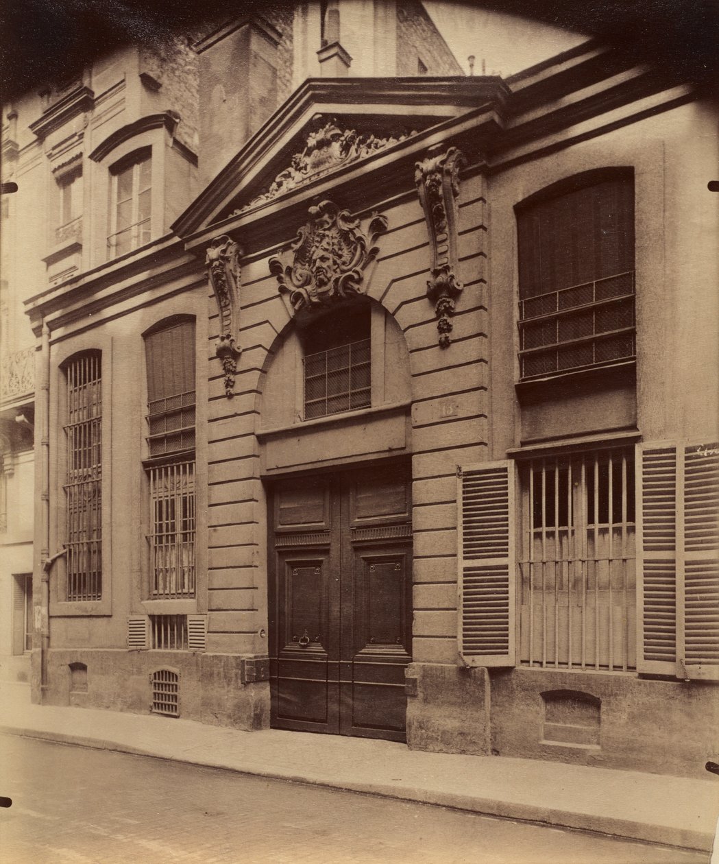 Rue du Regard、1899年。 作： ウジェーヌ・アジェ