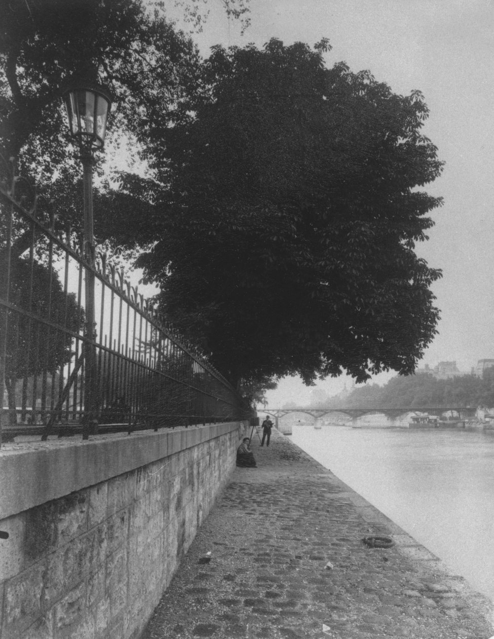 ポンヌフのテレプレインからのポンデザールの眺め、1911 作： ウジェーヌ・アジェ