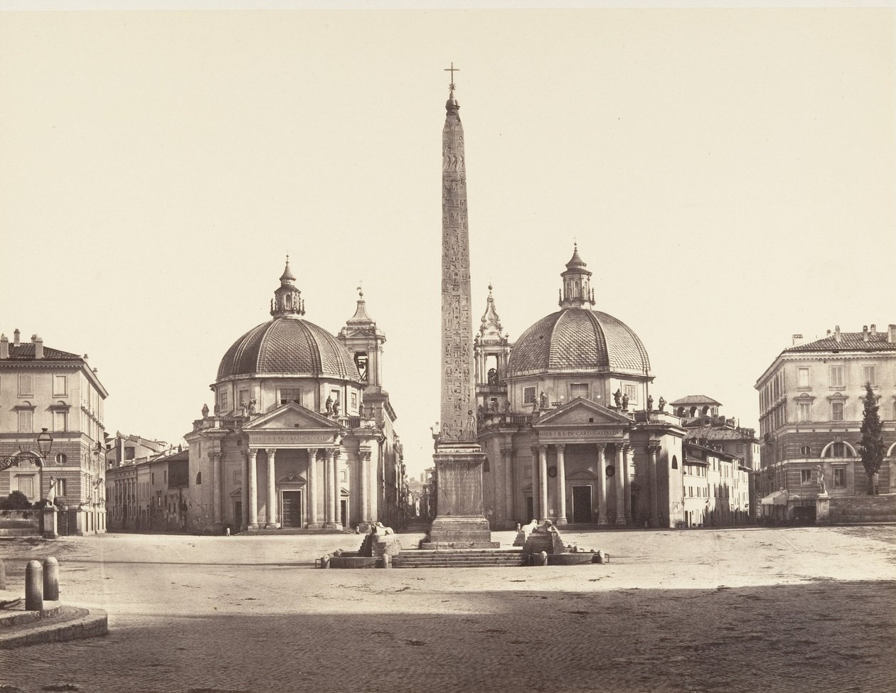 ポポロ広場、1848-52。 作： ウジェーヌ・コンスタント